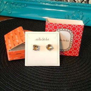 Stella and dot earrings.